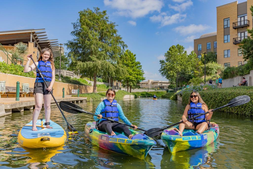 Kayaking the River Walk