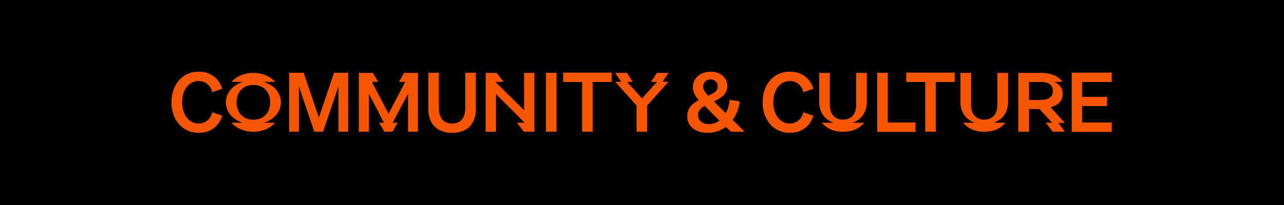 COMMUNITY AND CULTURE