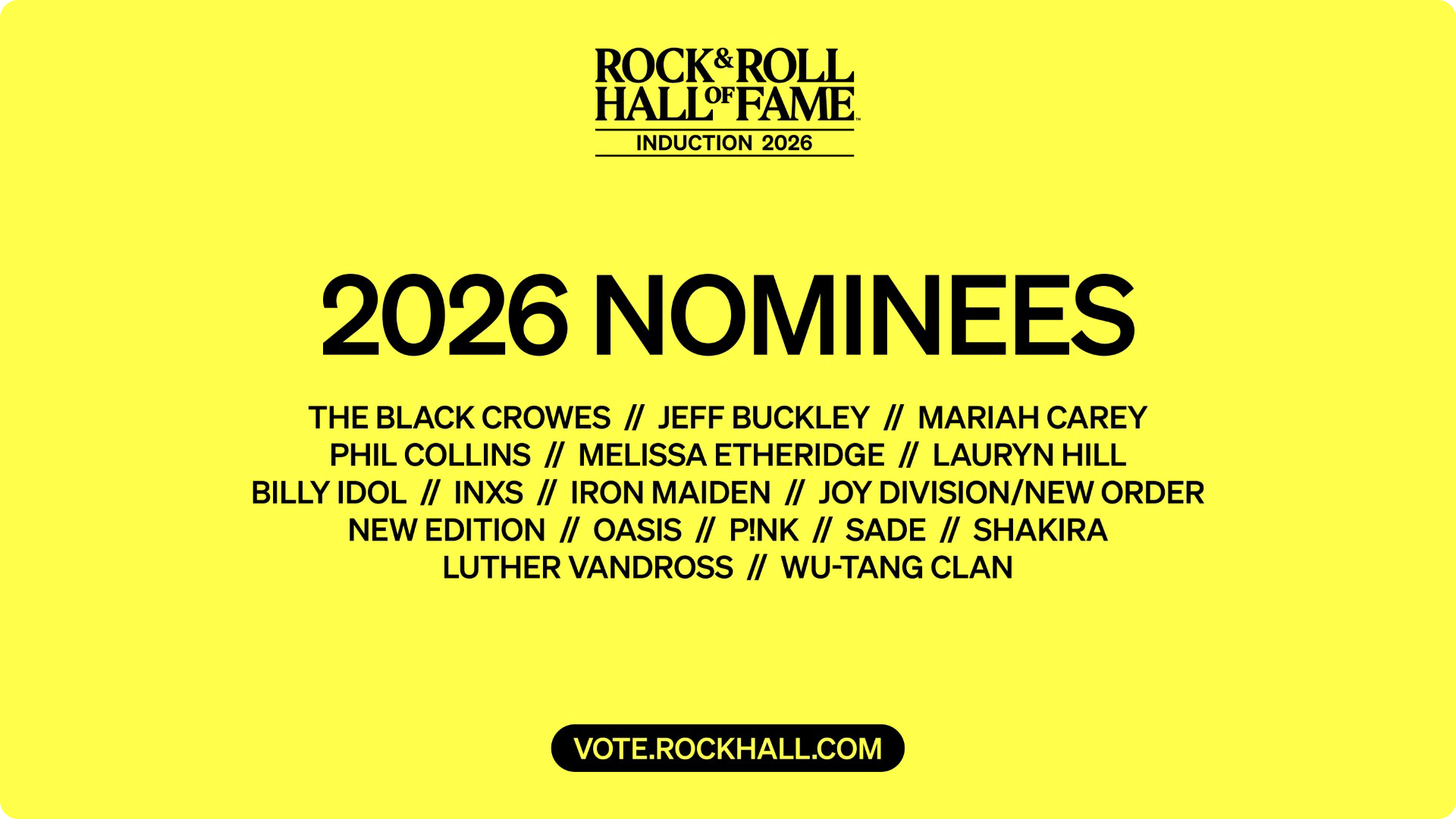 2026 NOMINEES