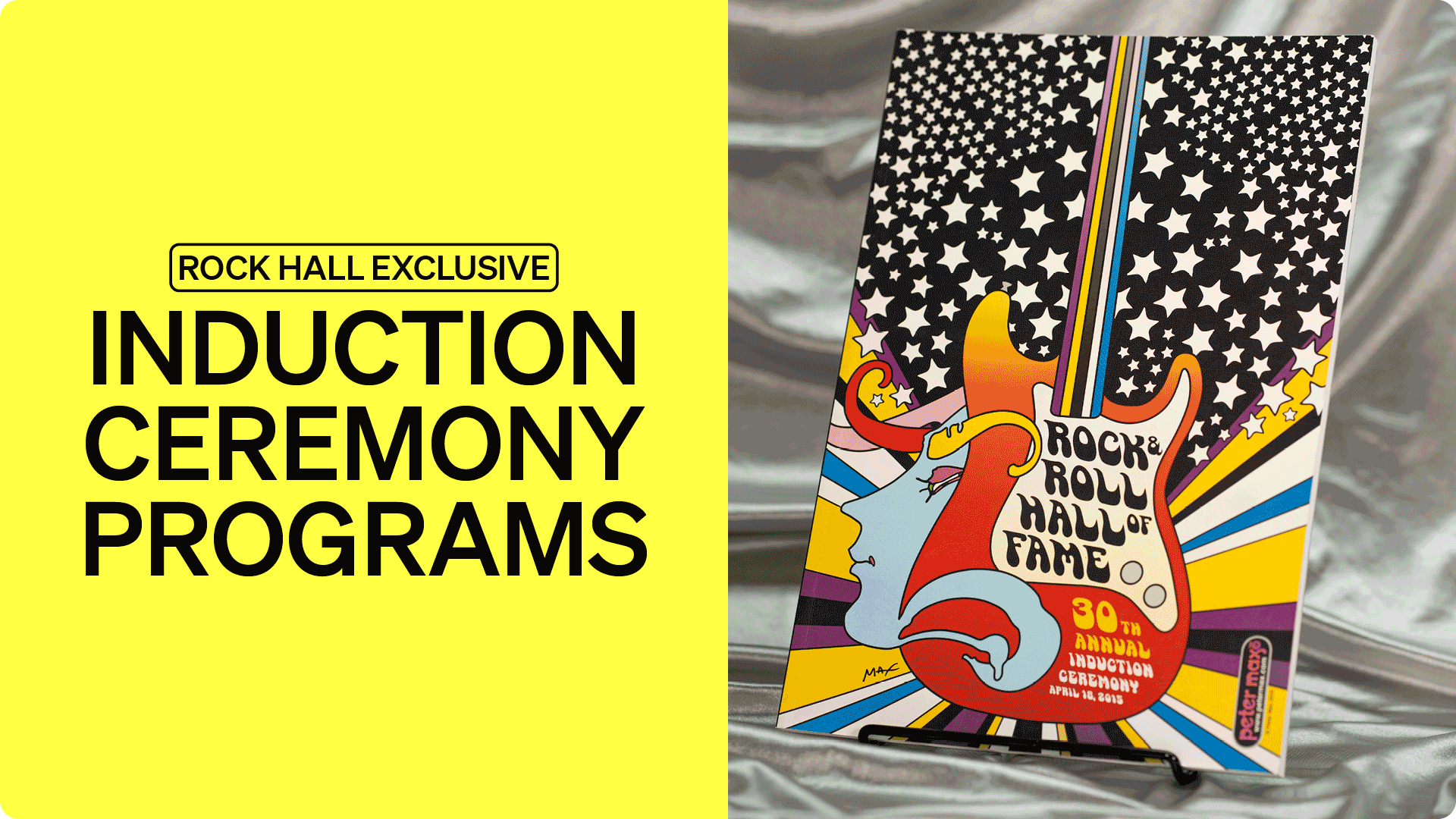 INDUCTION CEREMONY PROGRAMS 