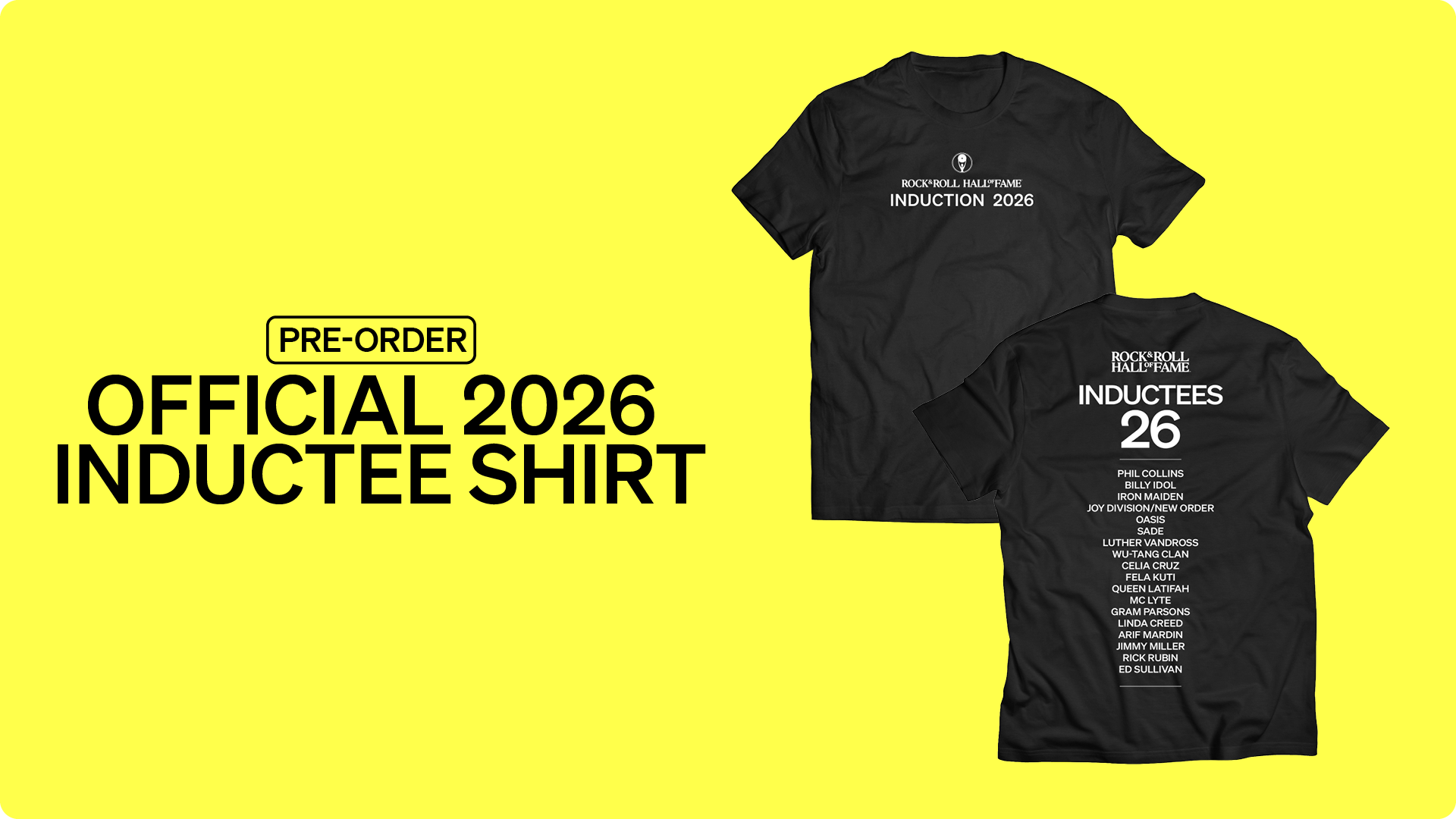 OFFICIAL 2026 INDUCTEE SHIRT