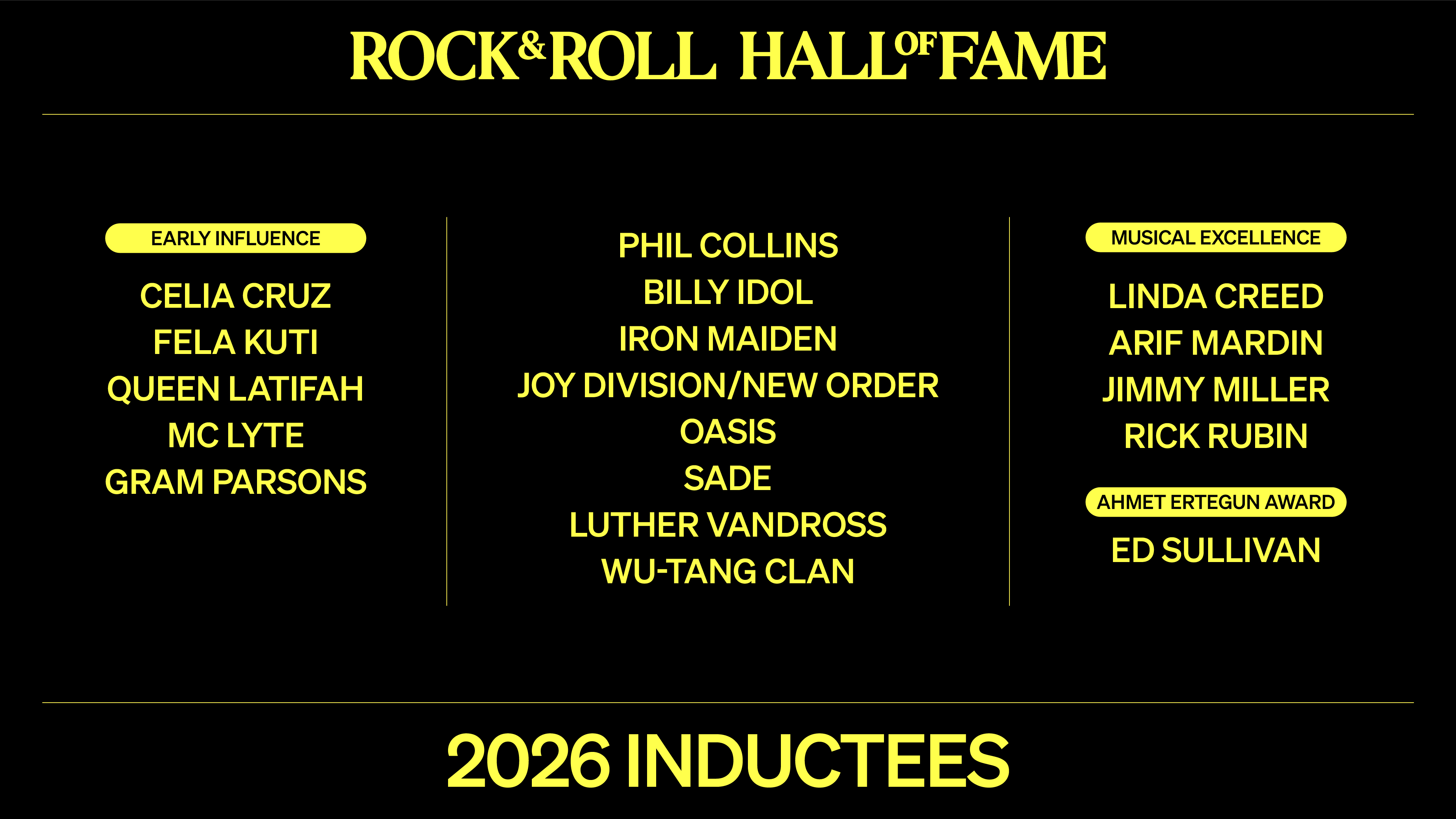 2026 INDUCTEES