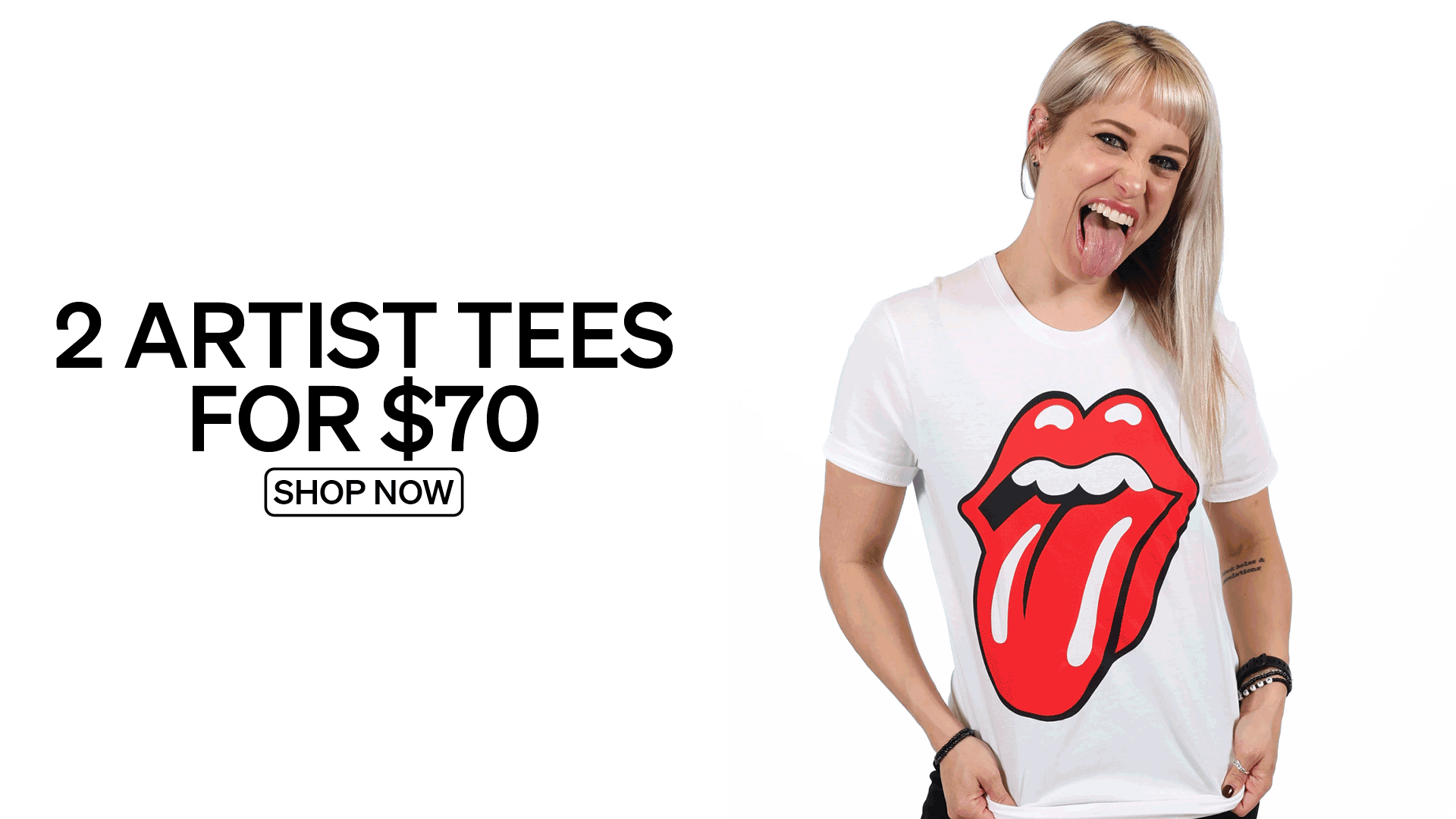 2 Tees For $70