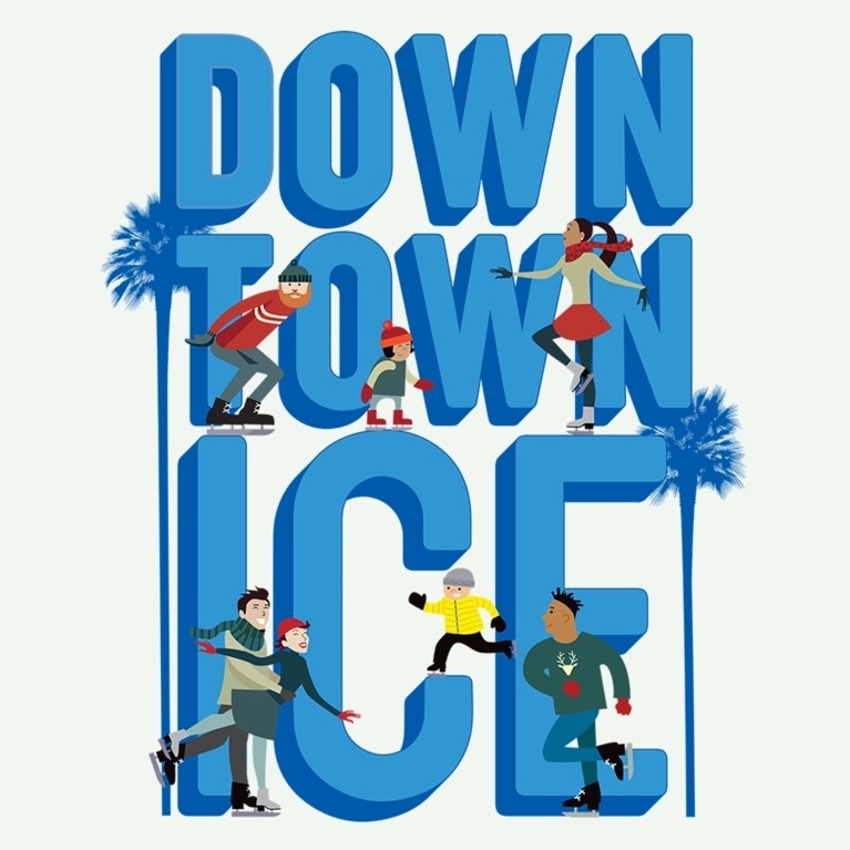 Downtown Ice logo.