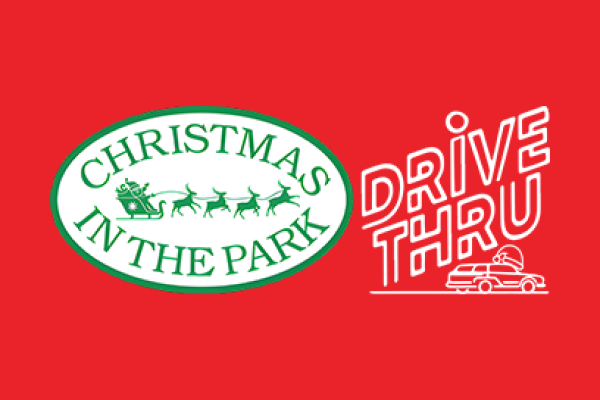 Logo for Christmas in the Park in San Jose.
