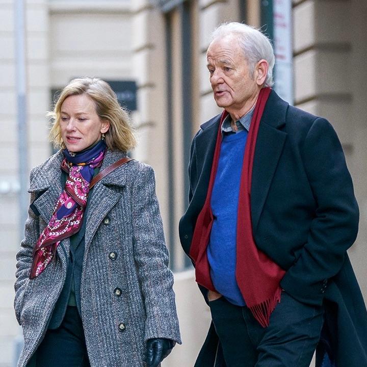 Actors Naomi Watts and Bill Murray in the film The Friend.