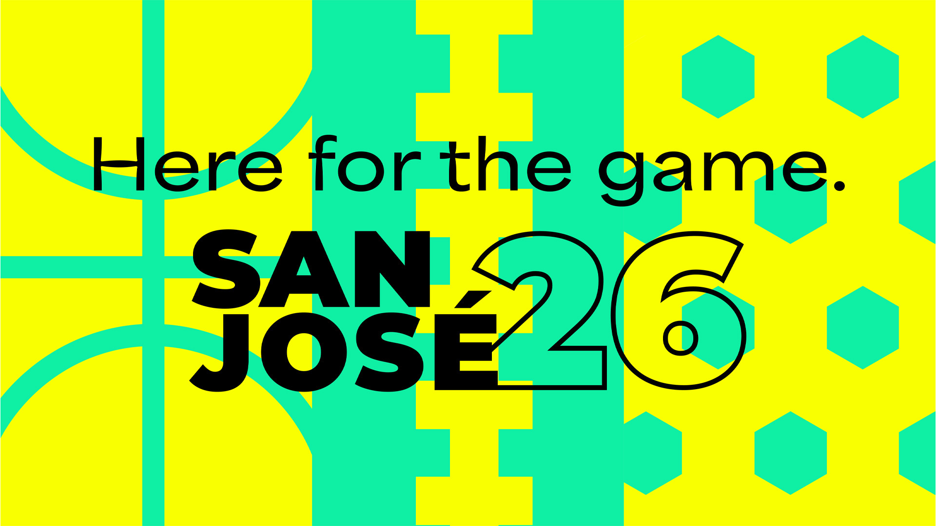 Here for the game. San José 2026.