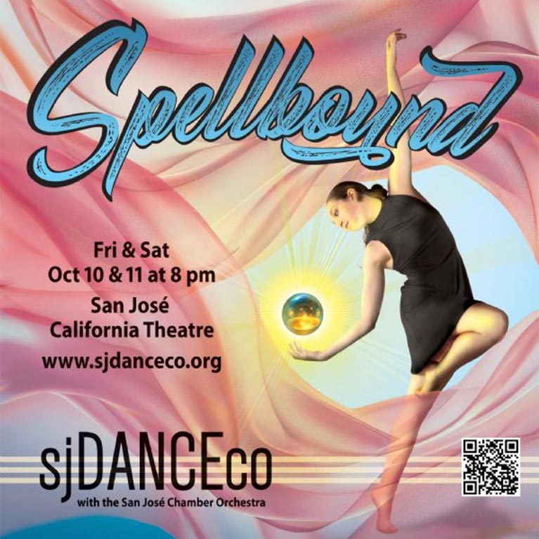 An ad for Spellbound, a dance performance.