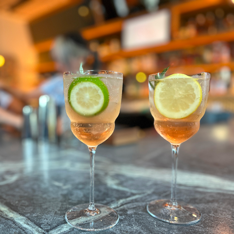 A drink from the 10th Street Distillery.