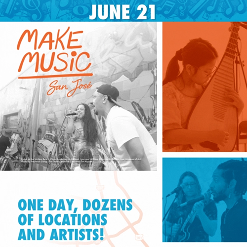 Make Music Day San José June 21.