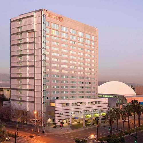 Exterior image of the Hilton San Jose.