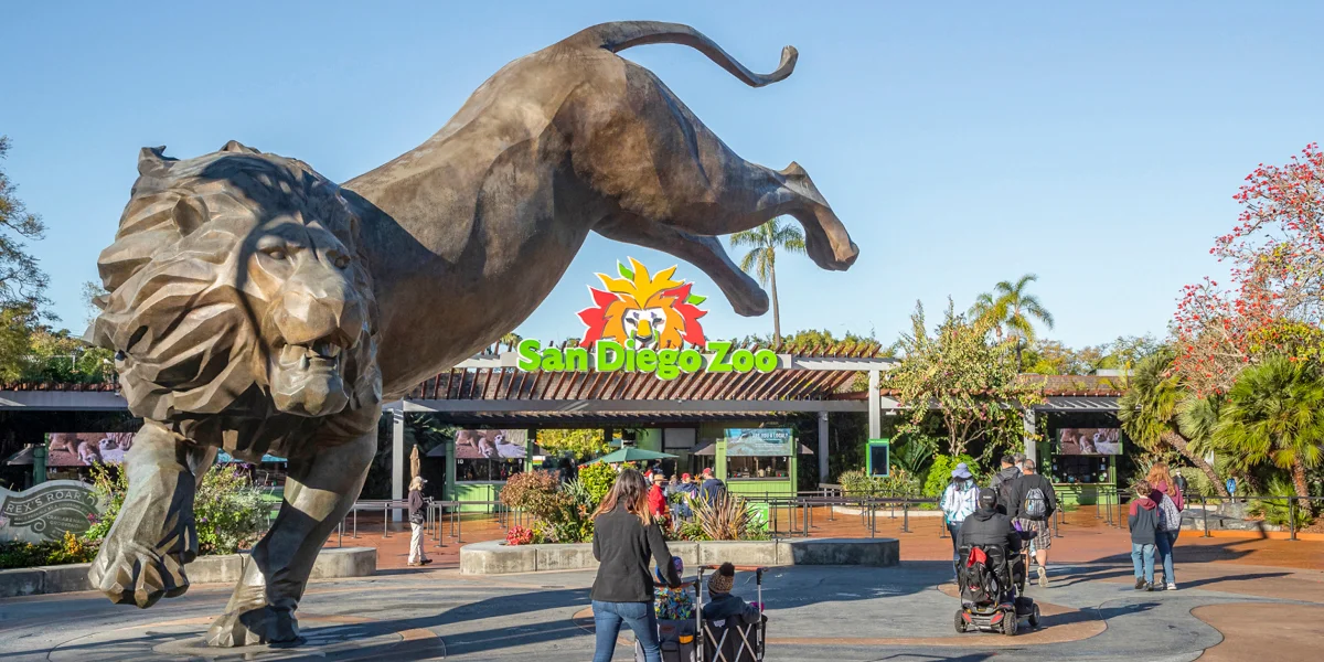 Zoo front entrance