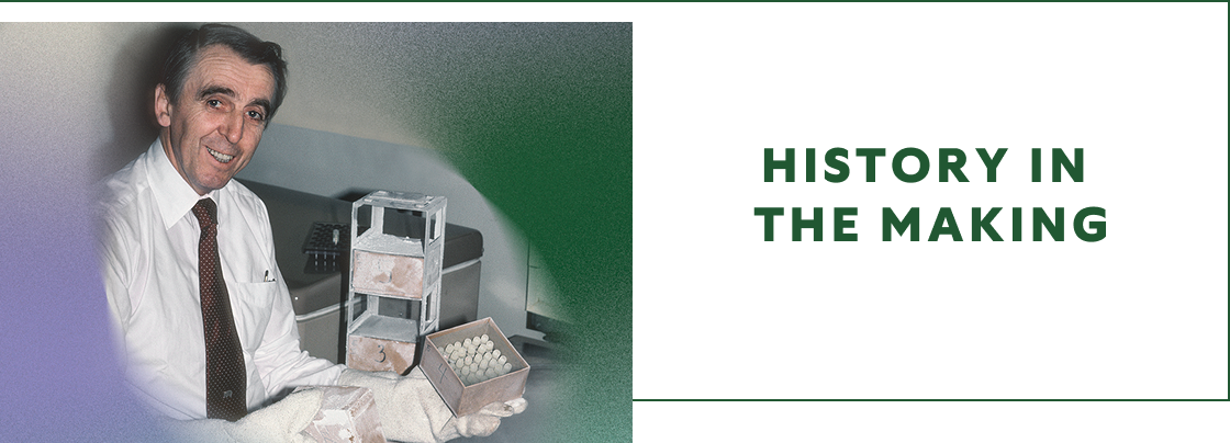 HISTORY IN THE MAKING - IMG OF SCIENTIST