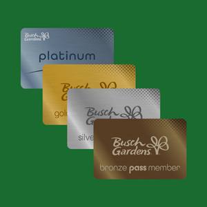 An image of four Annual Passes stacked on top of one another