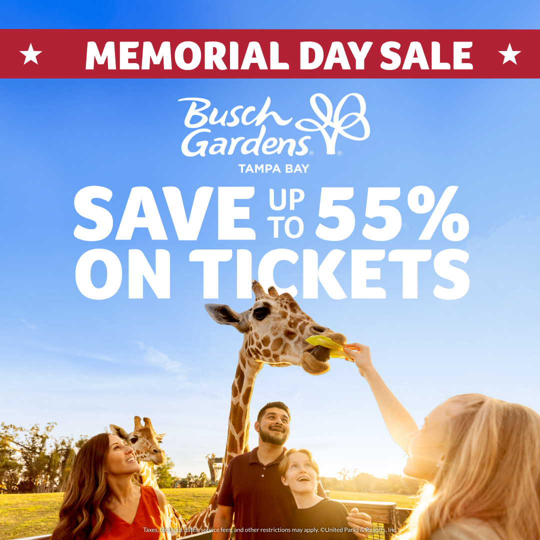 Memorial Day Sale: Save up to 55% on Tickets
