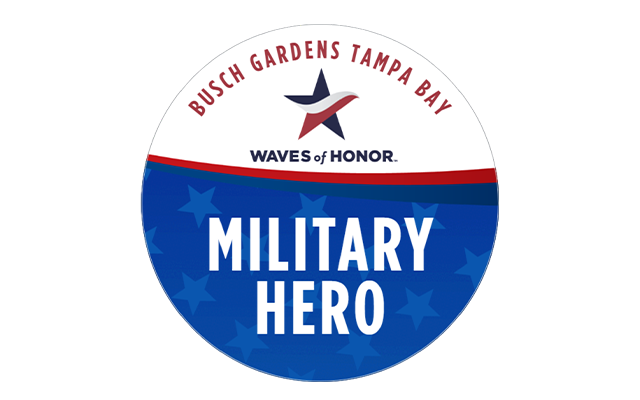Busch Gardens Waves of Honor Military Hero