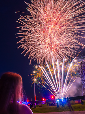 Fireworks at Busch Gardens