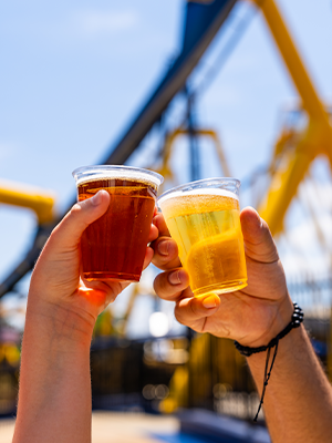 Ice-cold beer