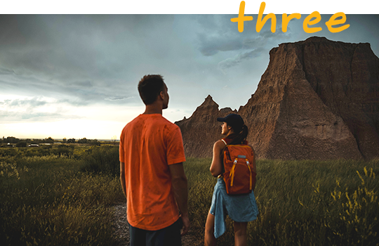 Backpack in the Badlands