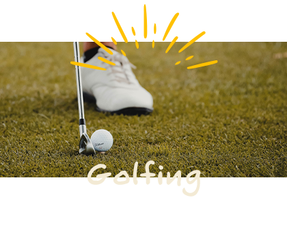 Golfing