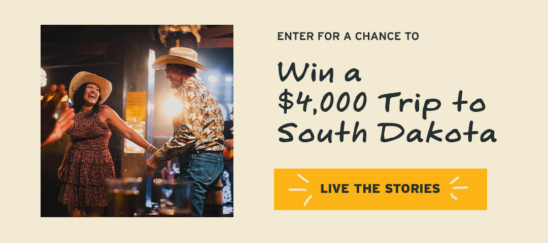 Win a 4,000 Trip to South Dakota