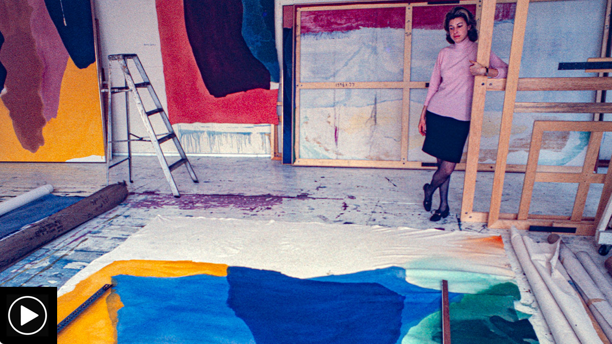 Helen Frankenthaler in Her Studio, 1967