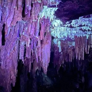 Image of the inside of a cave.