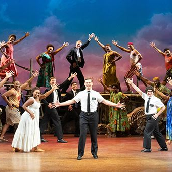 the case of the musical the book of mormon on stage 