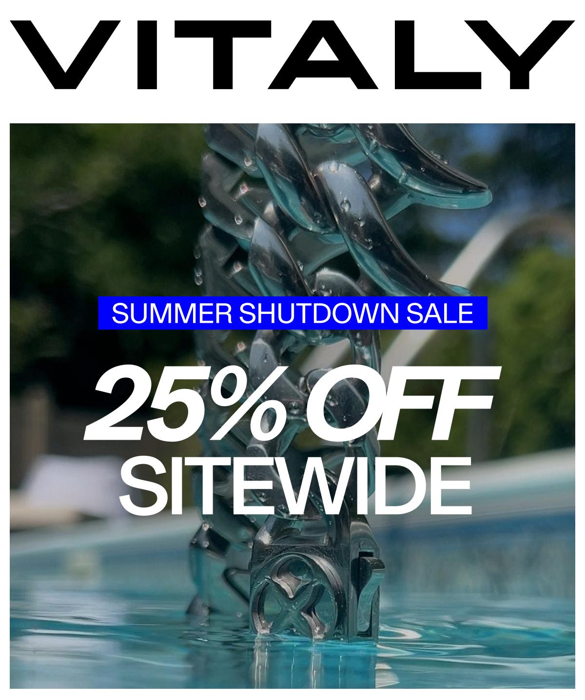 25% OFF SITEWIDE