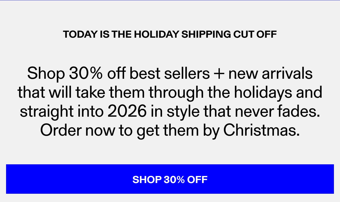 Shop 30% Off