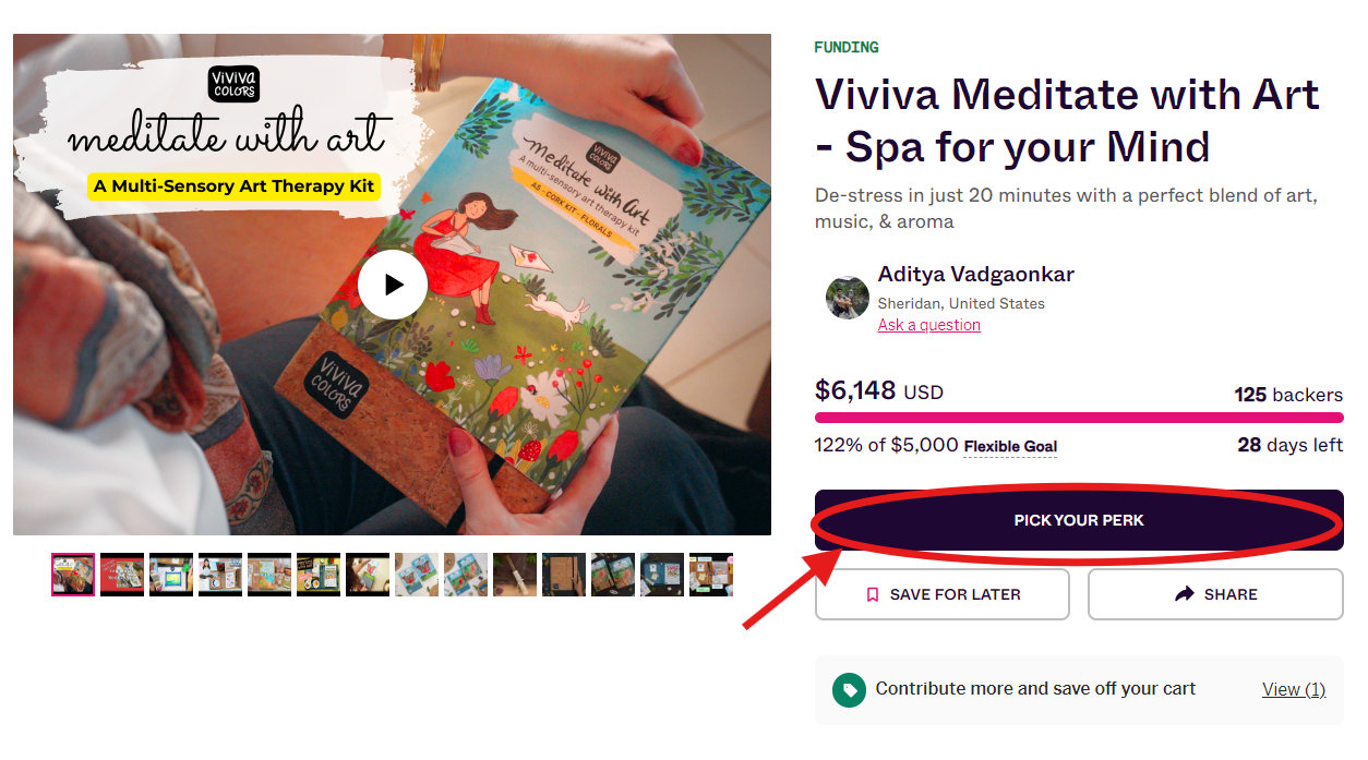 How to make a purchase on Indiegogo