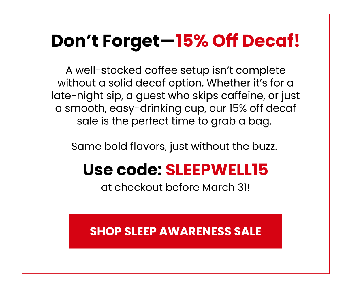 Shop Decaf