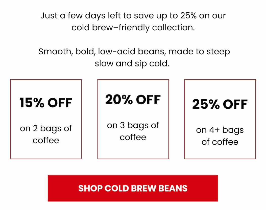 Shop cold brew beans