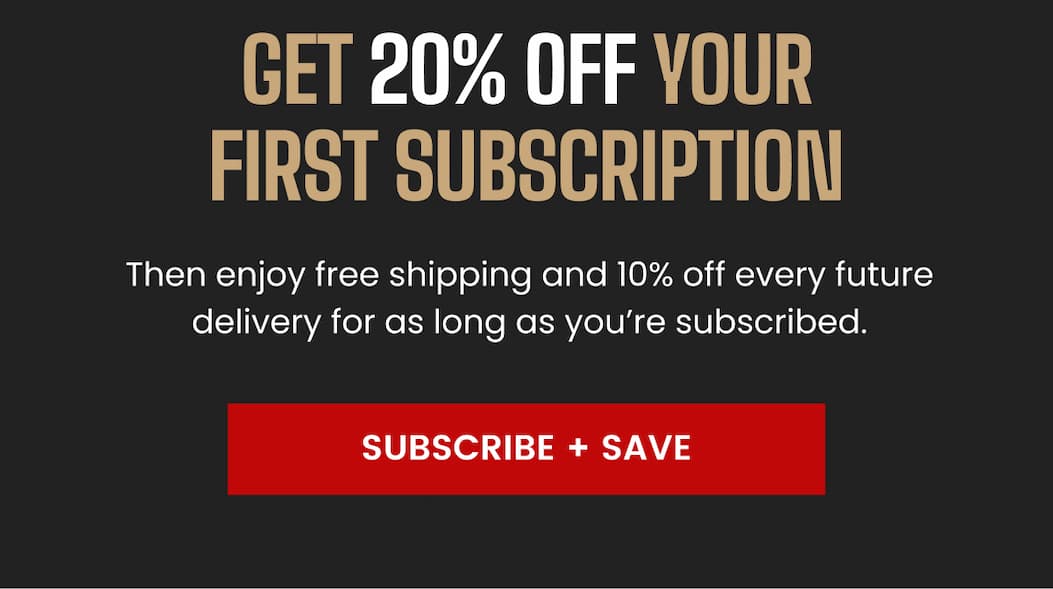 Get 20% OFF Your First Subscription