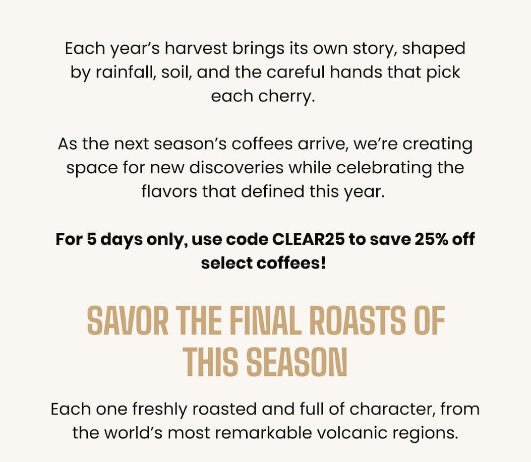 Savor the final roasts of this season