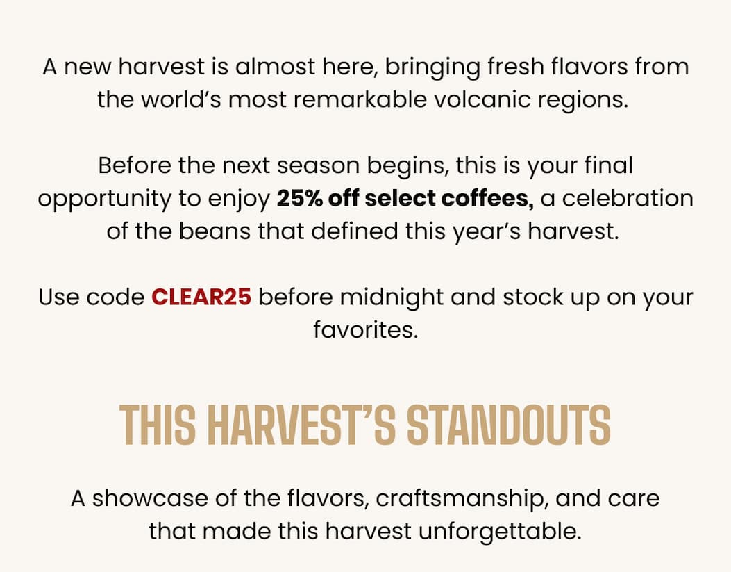 THIS HARVEST’S STANDOUTS
