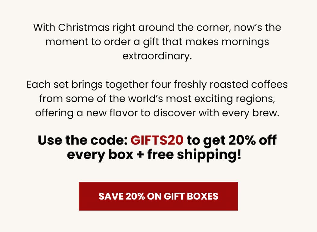 Save 20% on gift boxes