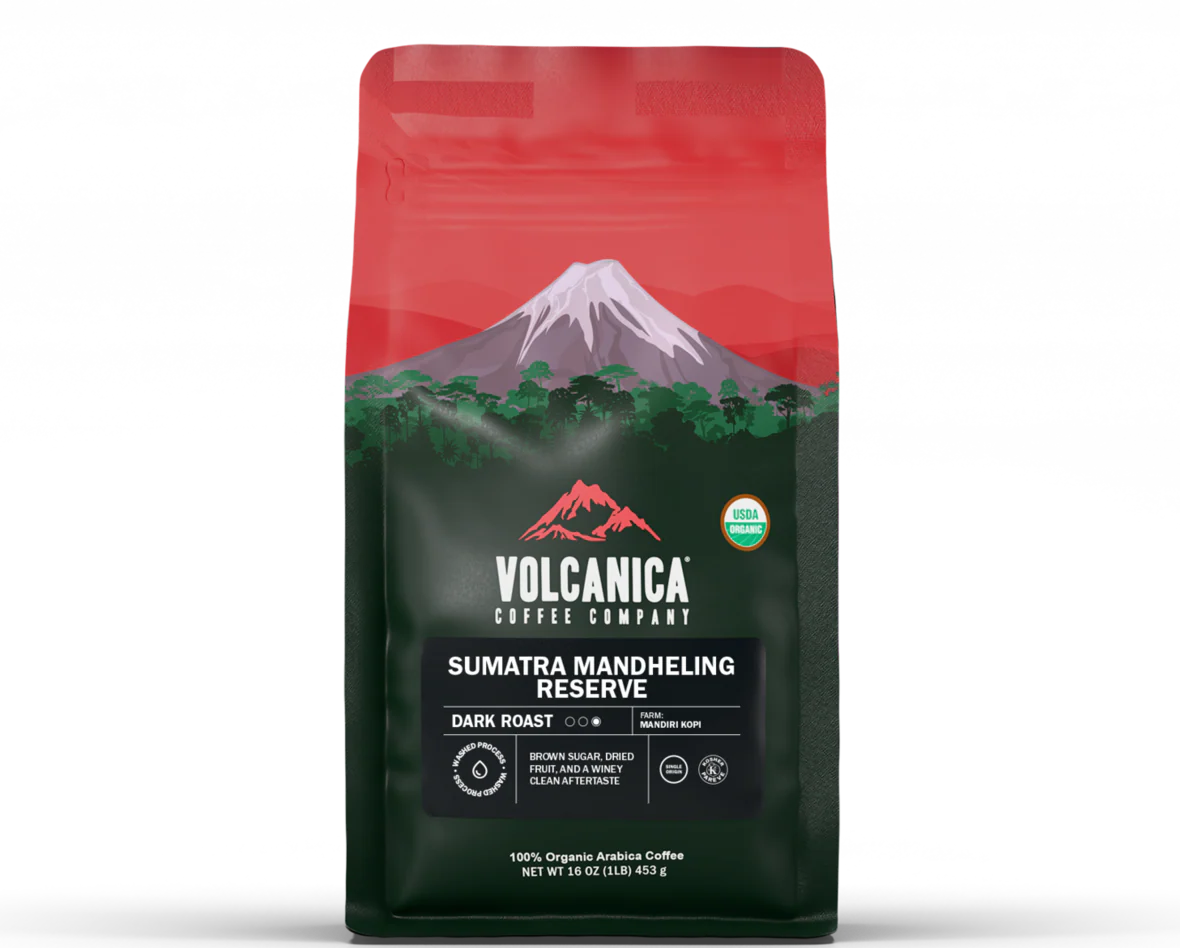 Image of Sumatran Dark Roast Coffee, Mandheling Reserve, USDA Organic