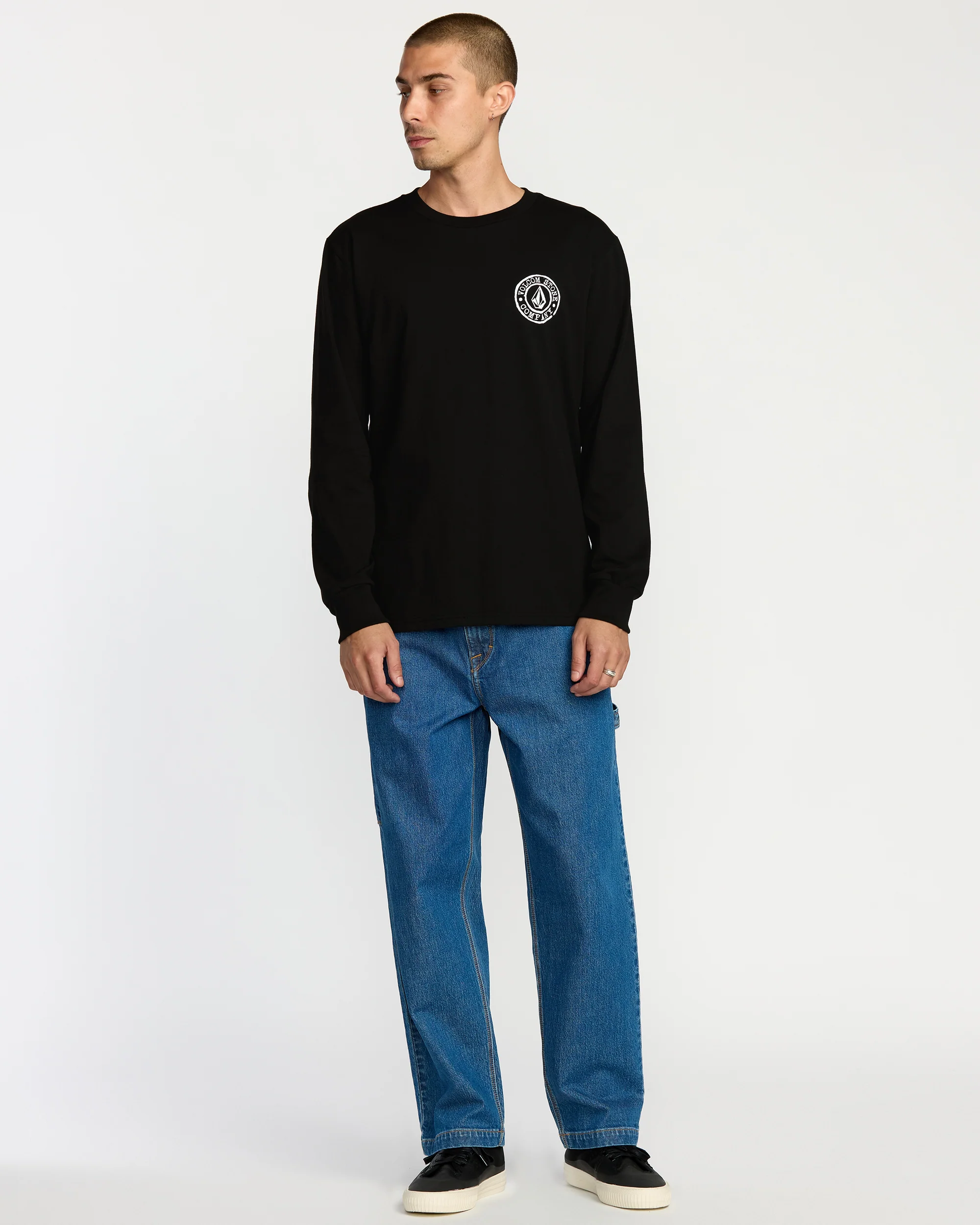 Image of Men's Logo Stamp Long Sleeve Tee