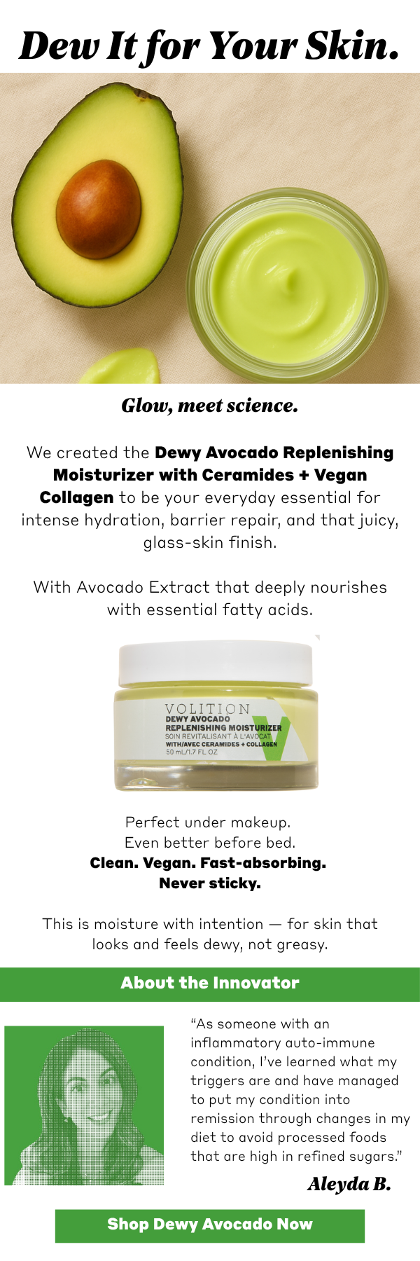 Shop Dewy Avocado Moisturizer