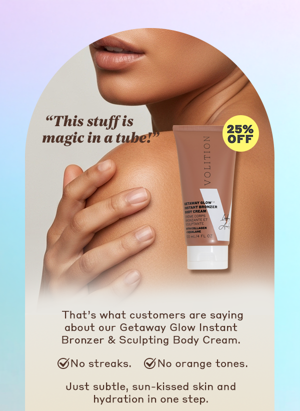 Shop Getaway Glow Instant Bronzer Sculpting Body Cream