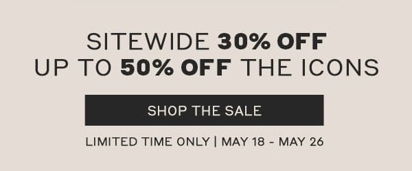 SHOP THE SALE TODAY!