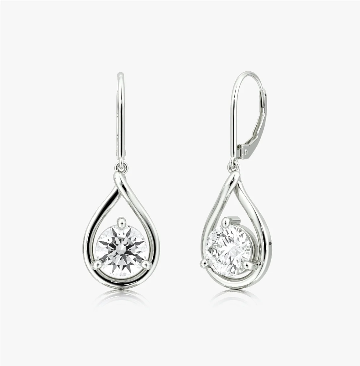 PEAR SILHOUETTE EARRINGS