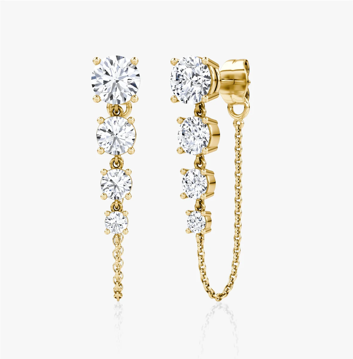 LINKED TENNIS EARRING
