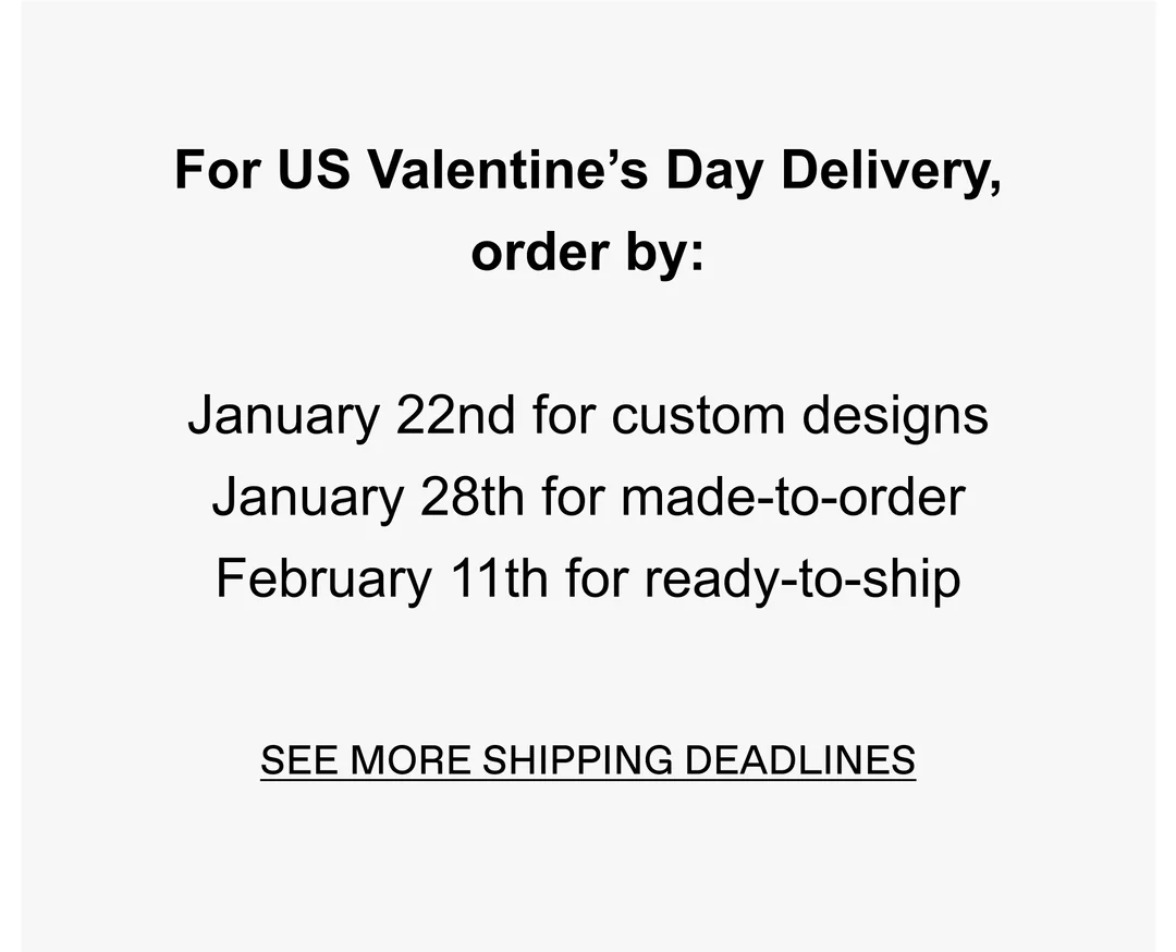 Valentine's Day 2025 Delivery Key Dates