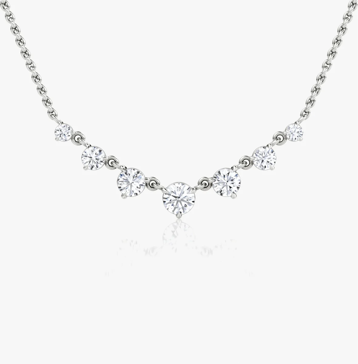 LINKED TENNIS NECKLACE