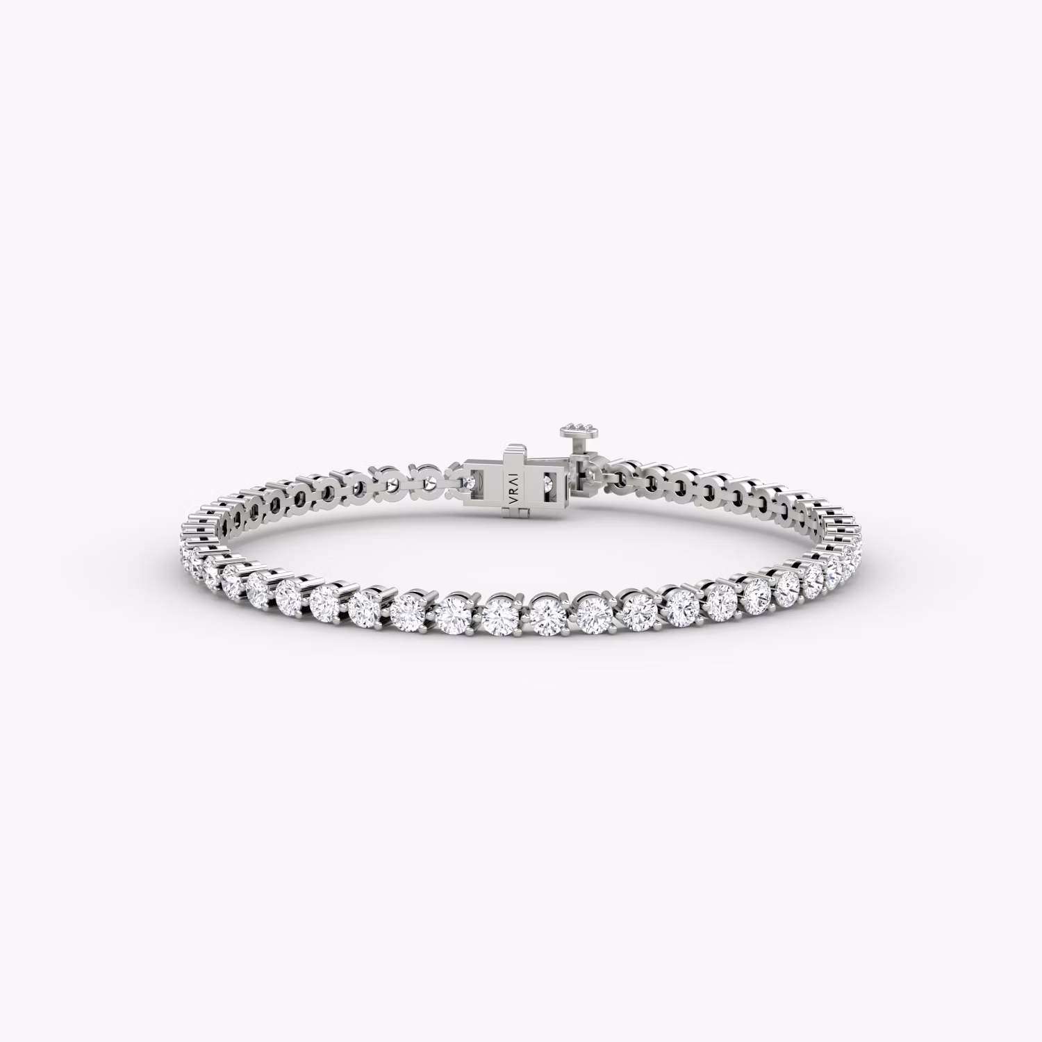 Tennis Bracelet Med WG 