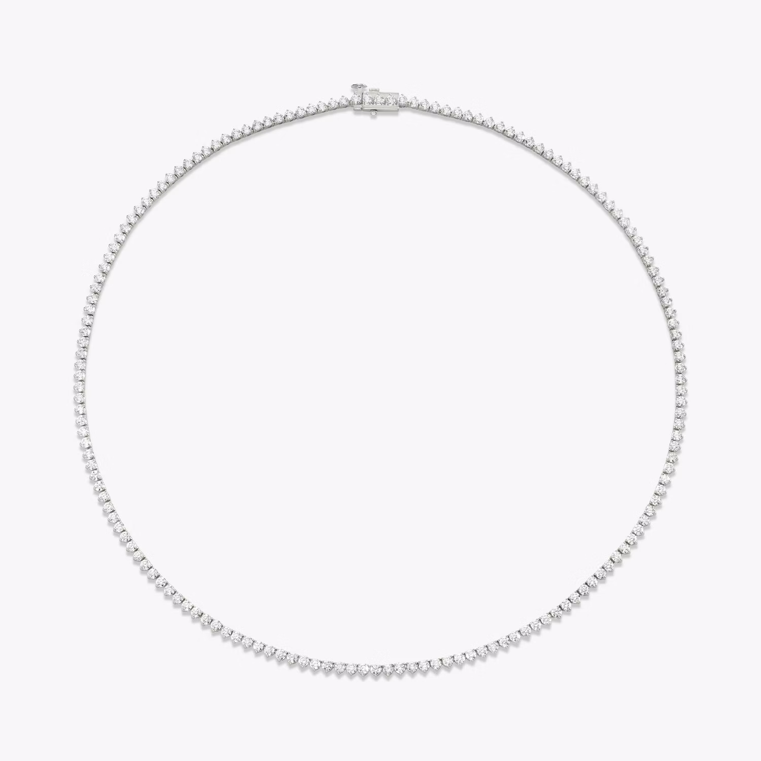 Tennis Necklace WG Petite