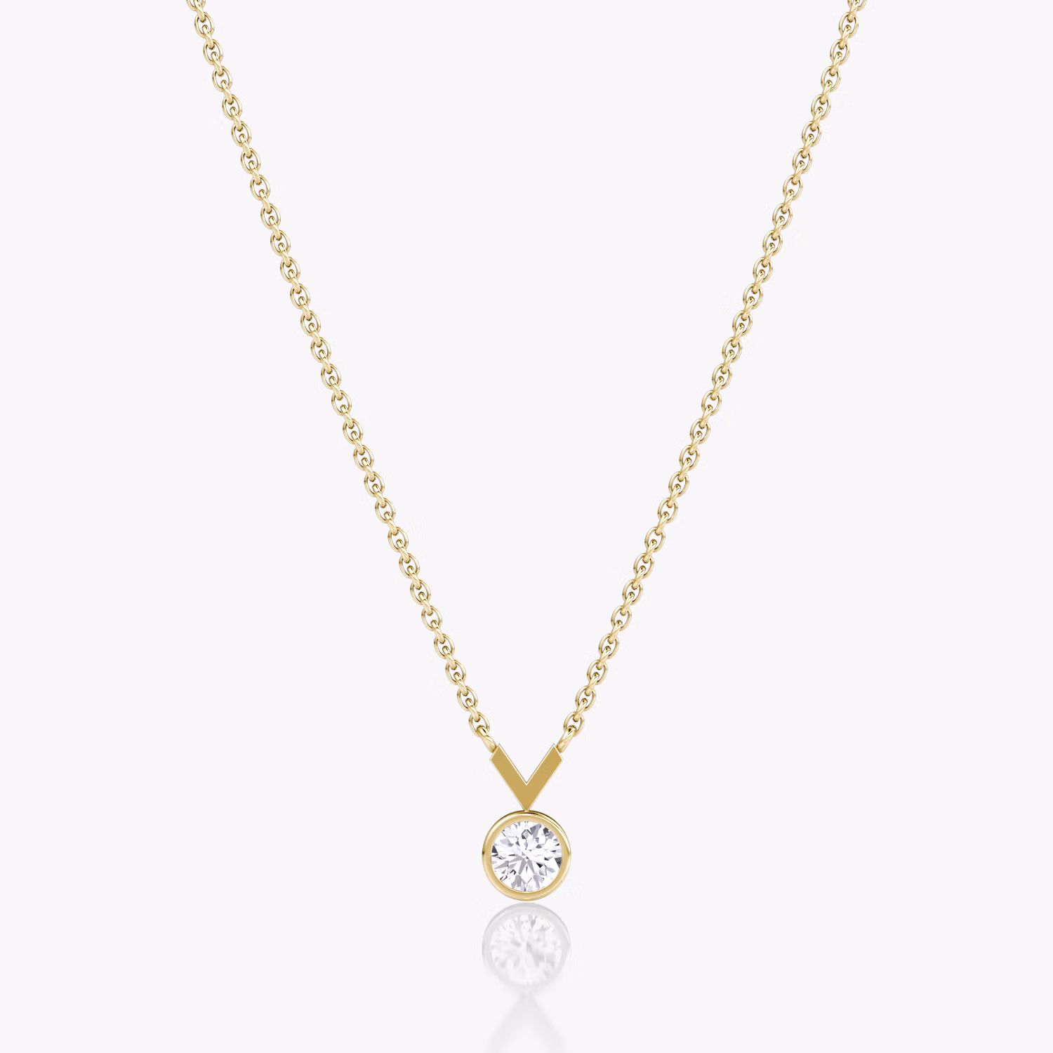 Arrow Necklace RB YG 