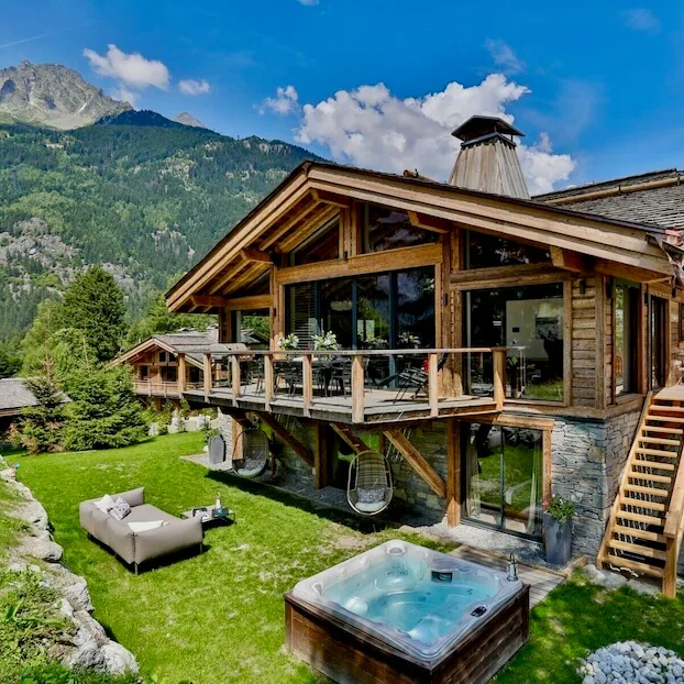 Book a mountain home.